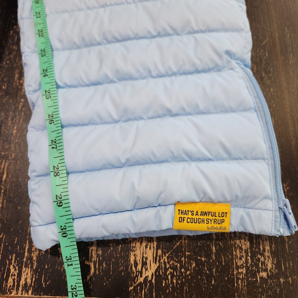 ALOCS / THATS A AWFUL LOT OF COUGH SYRUP PUFFER LARGE SNOW PANTS BLUE NWT - Picture 8 of 14